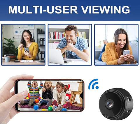 Mini wireless surveillance camera, WiFi, security monitoring, remote monitor, camera, smart home, A9