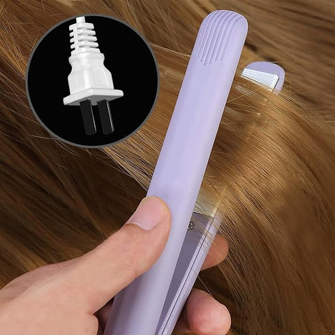 Travel Mini Hair Flat Iron Ceramic Plate Hair Straightener & Straightner