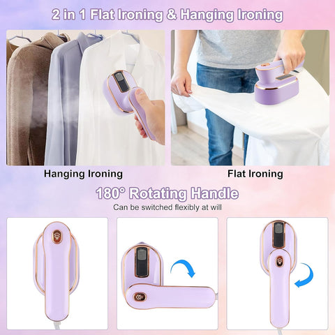 Portable Mini Electric Steam Iron Handheld Garment Steamer for Clothes Mini Ironing Machine