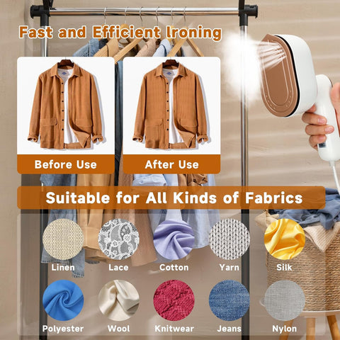 Portable Mini Electric Steam Iron Handheld Garment Steamer for Clothes Mini Ironing Machine